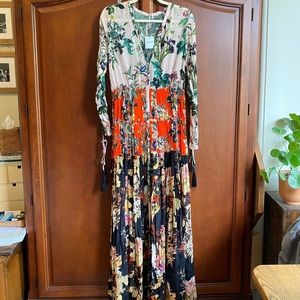 Free people floral maxi dress